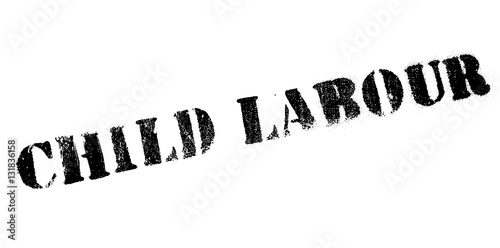 Child Labour rubber stamp