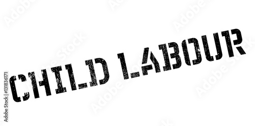 Child Labour rubber stamp