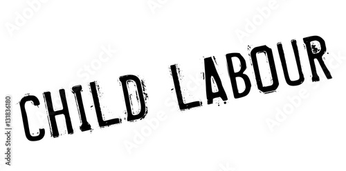 Child Labour rubber stamp