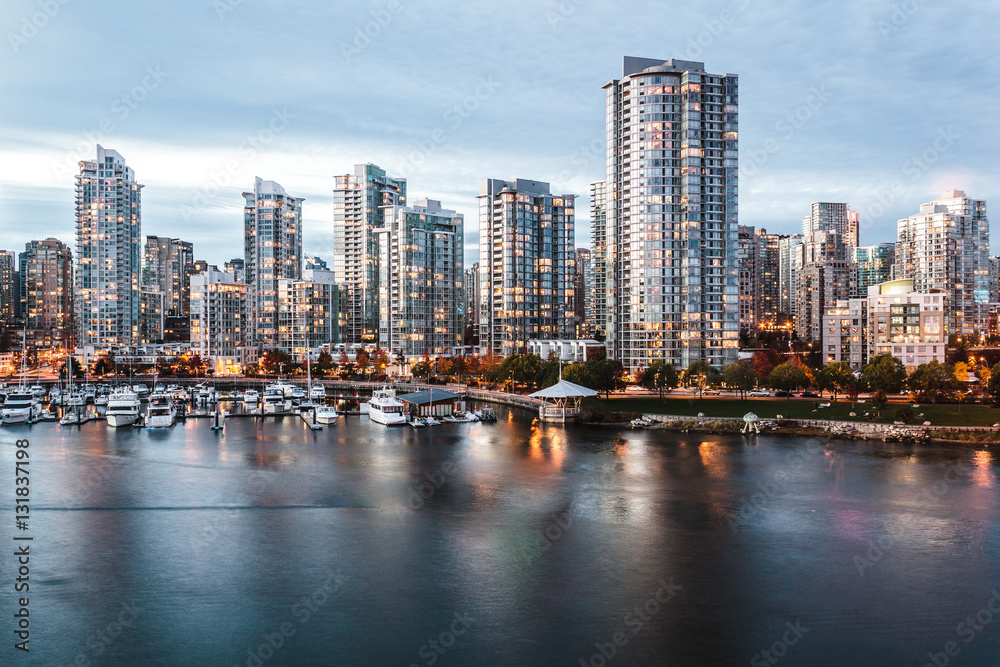 Obraz premium False Creek in Vancouver, Canada