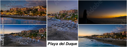 Collage of Playa del Duque,Tenerife