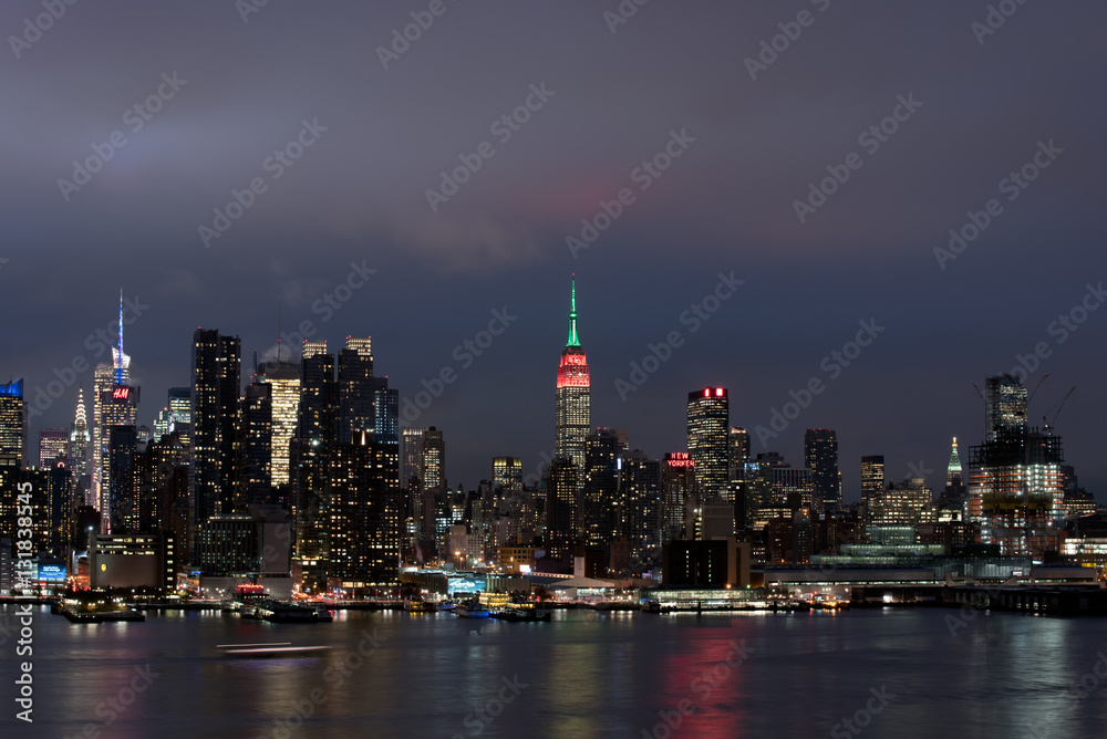 Fototapeta premium Panoramę Nowego Jorku na Manhattanie