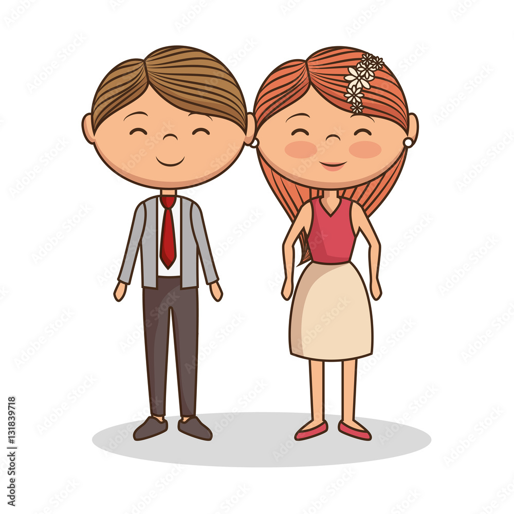 lovely couple valentines day vector illustration design lovely couple valentines day vector illustration design