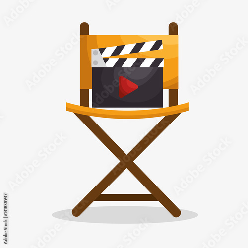 Cinematographic entertainment isolated icons vector illustration design