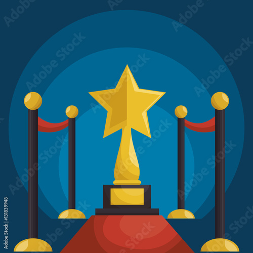 Cinematographic entertainment isolated icons vector illustration design