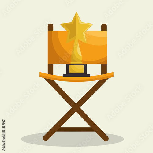 Cinematographic entertainment isolated icons vector illustration design