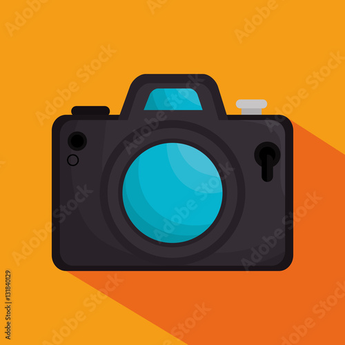 photographic camera isolated icon vector illustration design