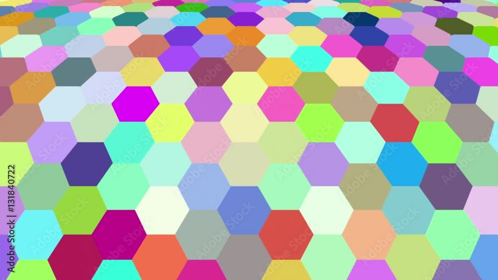 Hexagon Background Loop Full HD 3d Render Hexagon Background Loop Full HD 3d Render
