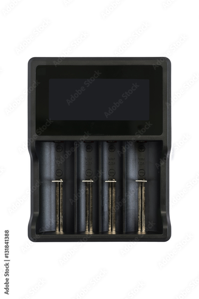 Battery charger with watt and volt checker Battery charger with watt and volt checker