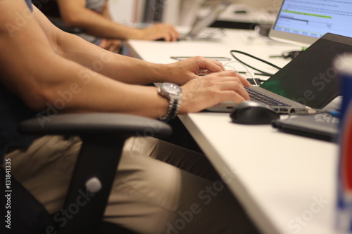 Wallpaper Mural People working on laptop in office  Torontodigital.ca