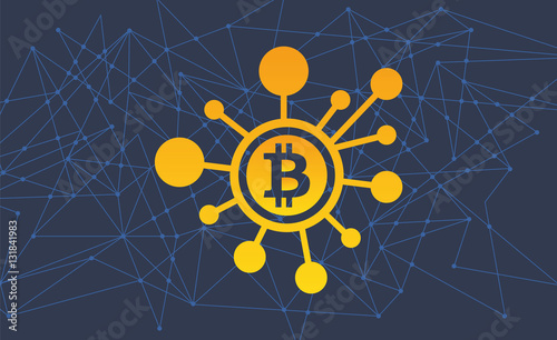 Vector bitcoin fondo