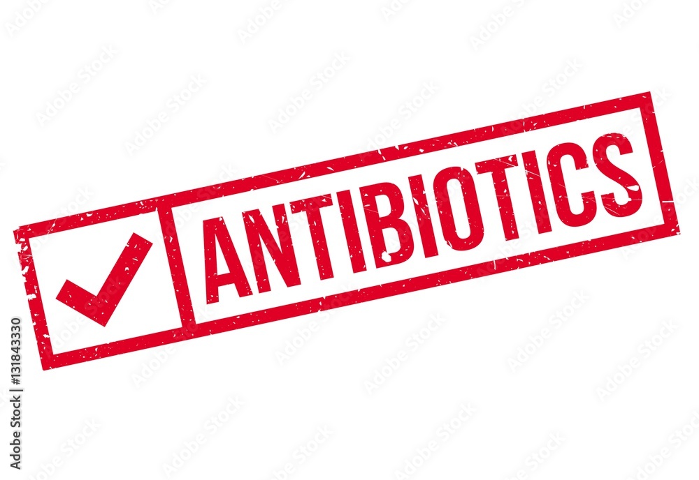 Antibiotics rubber stamp Antibiotics rubber stamp