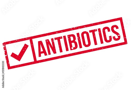 Antibiotics rubber stamp photo