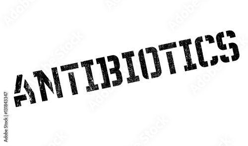Antibiotics rubber stamp photo