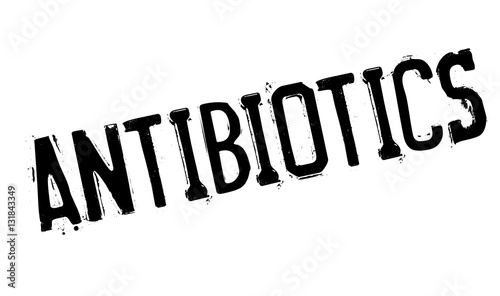 Antibiotics rubber stamp photo