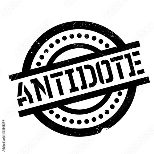 Antidote rubber stamp