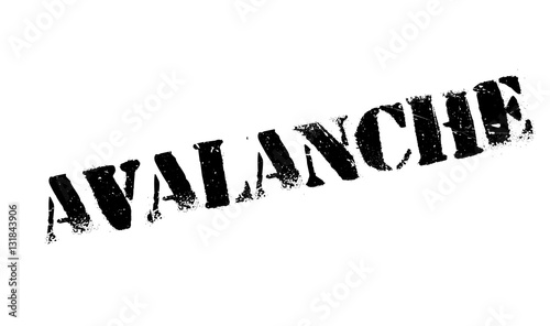 Avalanche rubber stamp