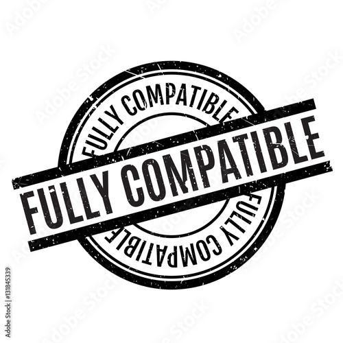 Fully Compatible rubber stamp