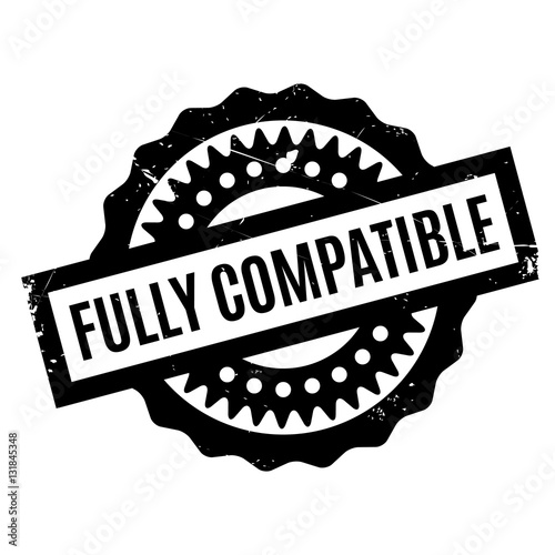 Fully Compatible rubber stamp