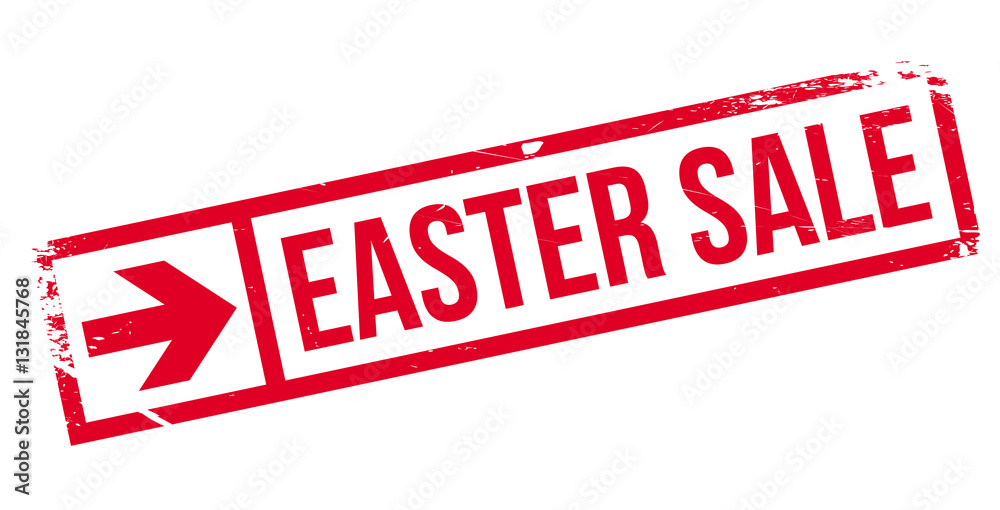 Easter sale stamp. Grunge design with dust scratches. Effects can be easily removed for a clean, crisp look. Color is easily changed. Easter sale stamp. Grunge design with dust scratches. Effects can be easily removed for a clean, crisp look. Color is easily changed.