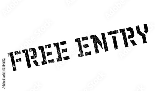 Free entry stamp. Grunge design with dust scratches. Effects can be easily removed for a clean, crisp look. Color is easily changed.