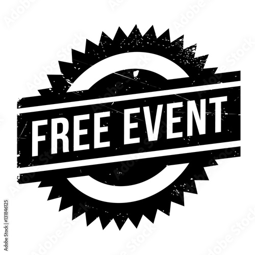 Free event stamp. Grunge design with dust scratches. Effects can be easily removed for a clean, crisp look. Color is easily changed.
