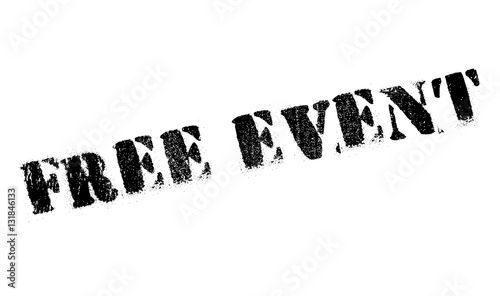 Free event stamp. Grunge design with dust scratches. Effects can be easily removed for a clean, crisp look. Color is easily changed.