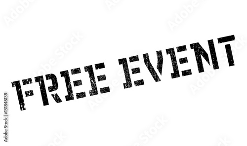 Free event stamp. Grunge design with dust scratches. Effects can be easily removed for a clean, crisp look. Color is easily changed.