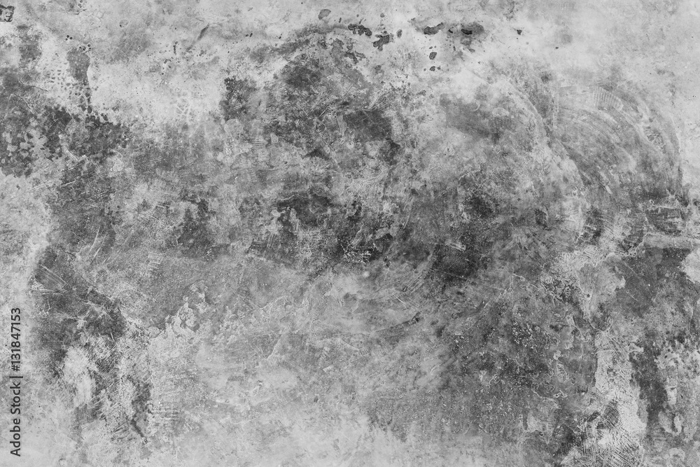 Fototapeta premium Dark grunge textured cement wall closeup