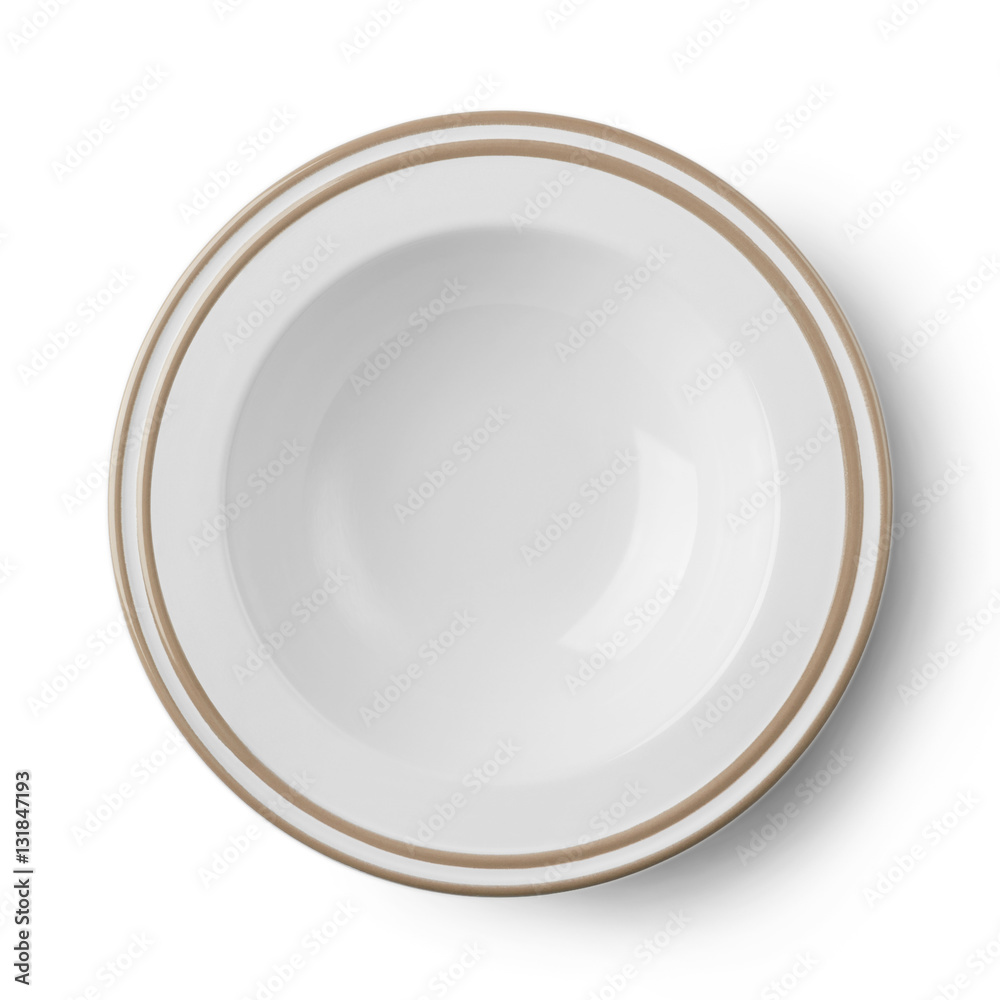 Empty plate pattern design with clipping path Empty plate pattern design with clipping path