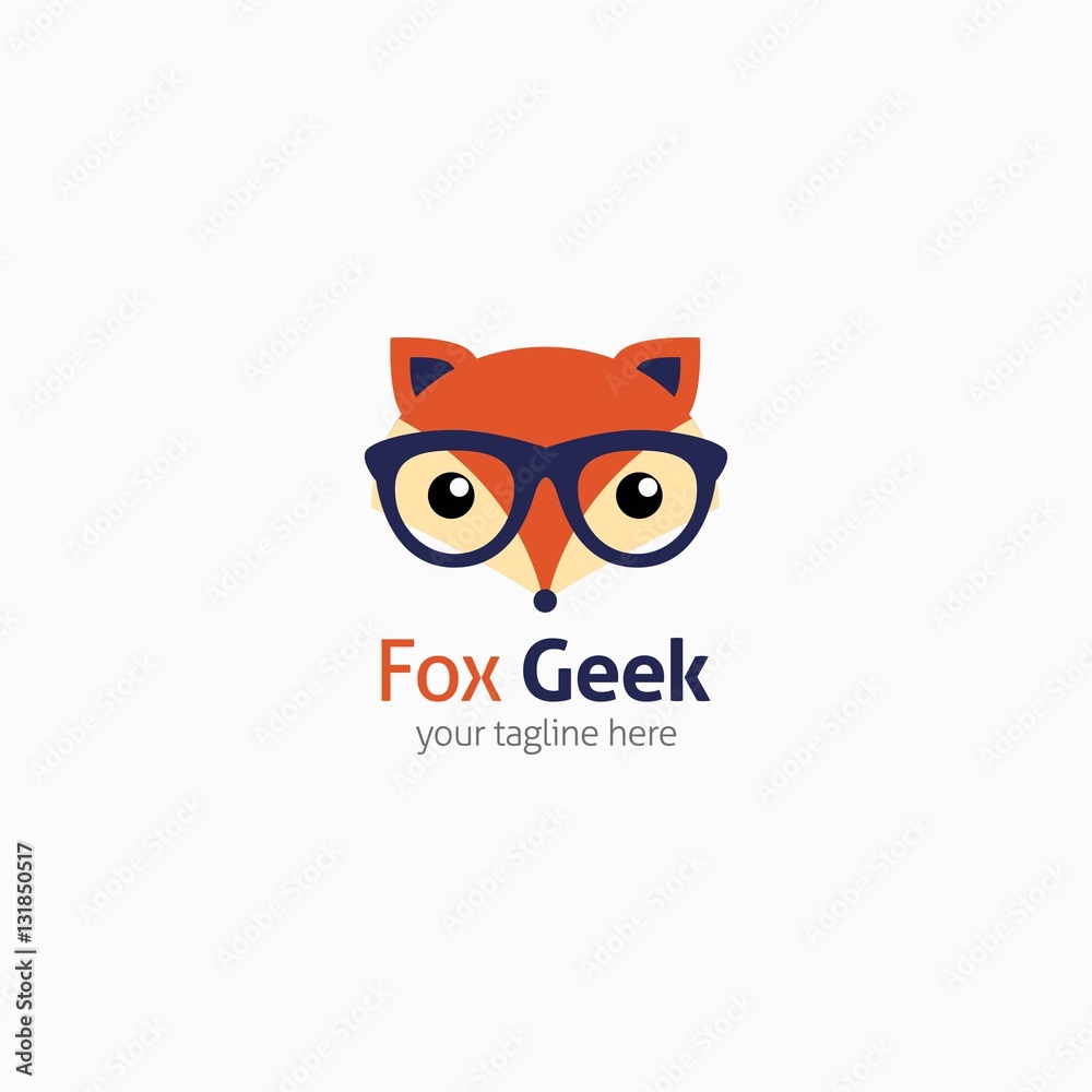 Fox Logo design template. Vector Illustration Fox Logo design template. Vector Illustration