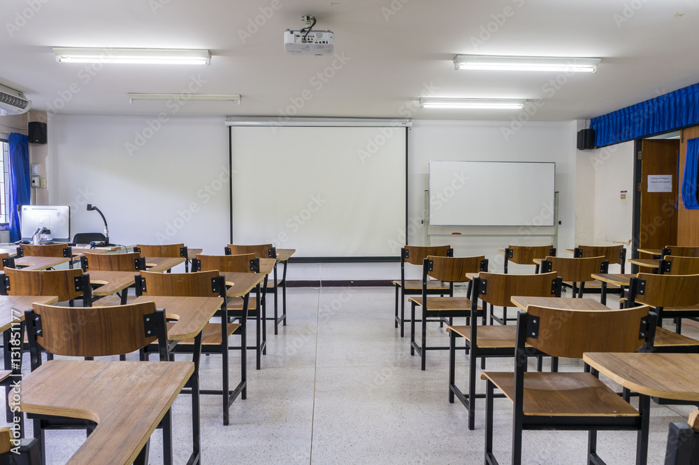 Empty Classroom Education Empty Classroom Education