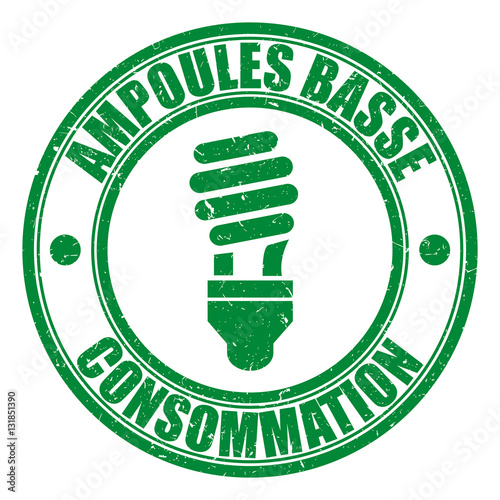Logo ampoule basse consommation.
