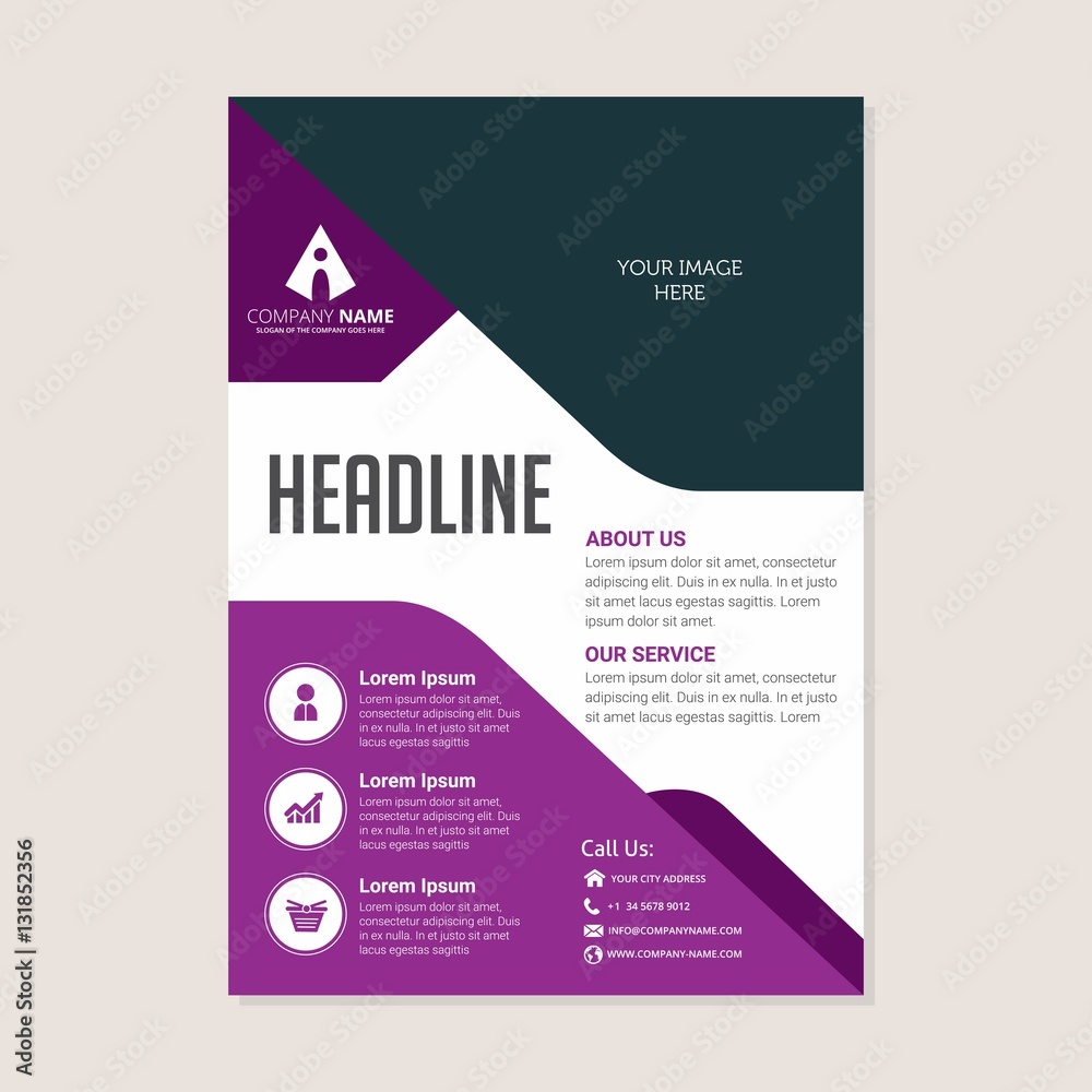 Corporate business annual report brochure flyer design. Leaflet cover presentation. Flier with Abstract geometric background. Modern publication poster magazine, layout template A4 flyer Corporate business annual report brochure flyer design. Leaflet cover presentation. Flier with Abstract geometric background. Modern publication poster magazine, layout template A4 flyer