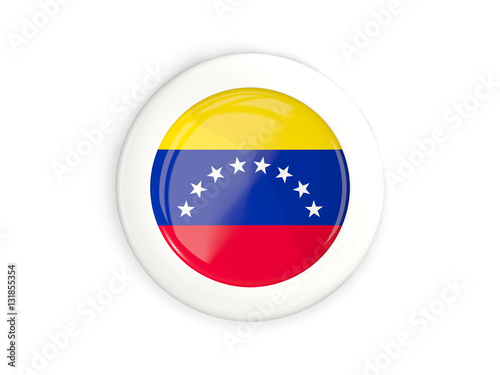 Free Download Flag of venezuela, glossy round button - GFXLoad