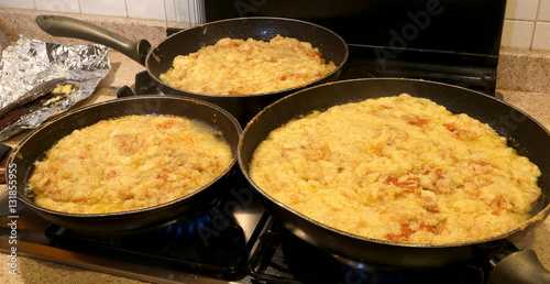 Schilderij op canvas the typical dish called FRICO Of the Italian region of Friuli