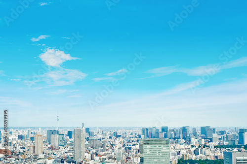 Photography Asia Business concept for real estate and corporate construction - panoramic mod