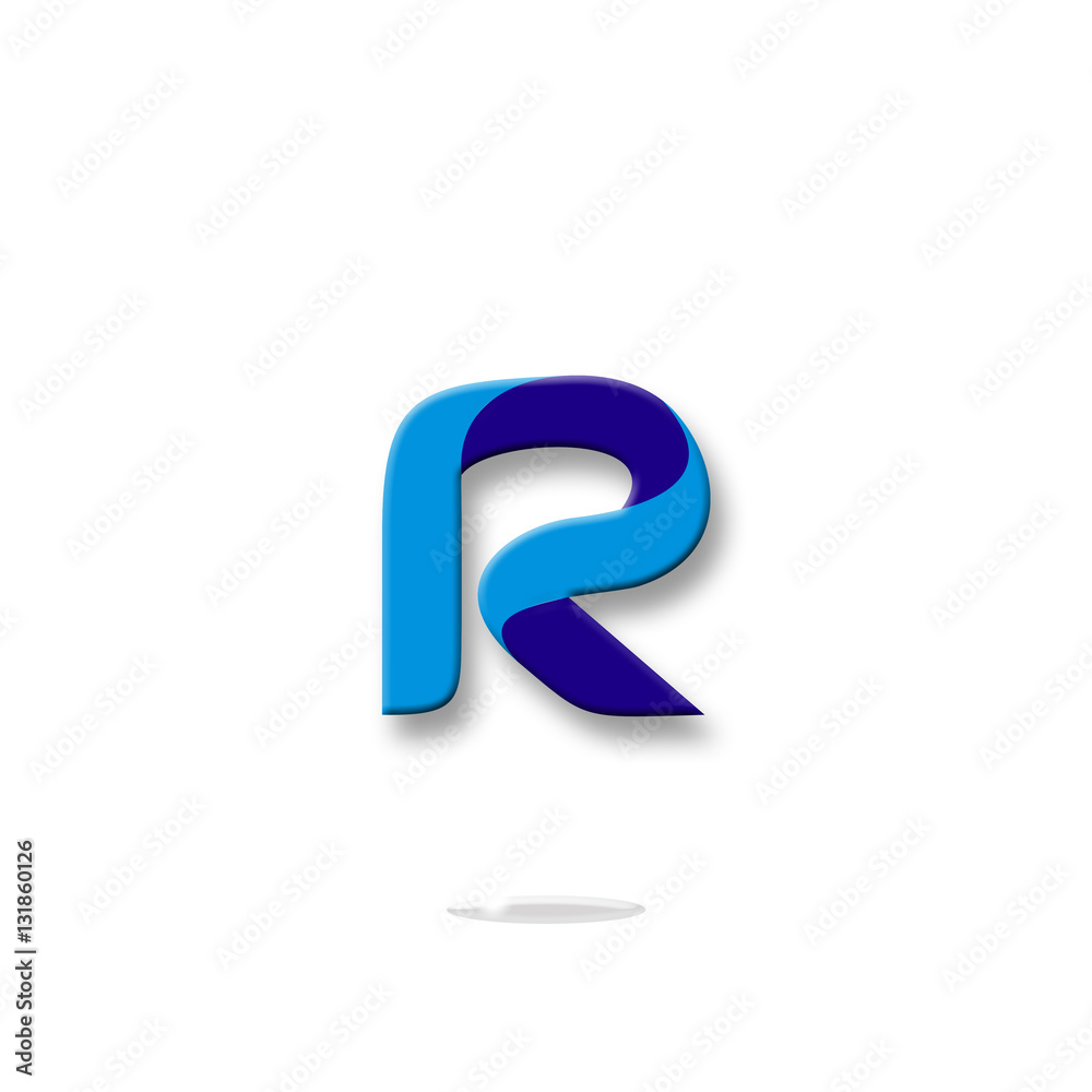 Naklejka premium r, logo r, letter r, icon r, symbol r, vector, alphabet, font, bussines