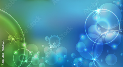 Colorful abstract festive background with  soft bokeh and lights. Vector illustration.