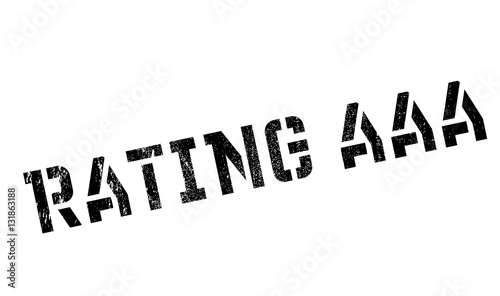 Rating aaa stamp. Grunge design with dust scratches. Effects can be easily removed for a clean, crisp look. Color is easily changed.
