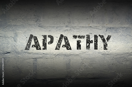 apathy word gr photo