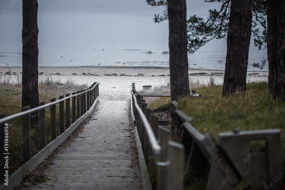 Fototapeta premium old wooden bridge