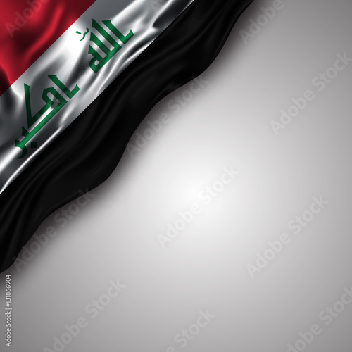 seychellois waving silky flag isolated on gray background, can be used in many topic like national day, seychellois independence day and any national and international  events