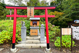 KAWAGUCHIKO, JAPAN - OCTOBER 09 : Usagi Shrine at kachi kachi ro