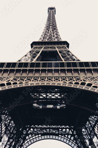 Eiffel tower in Paris, France - vertical