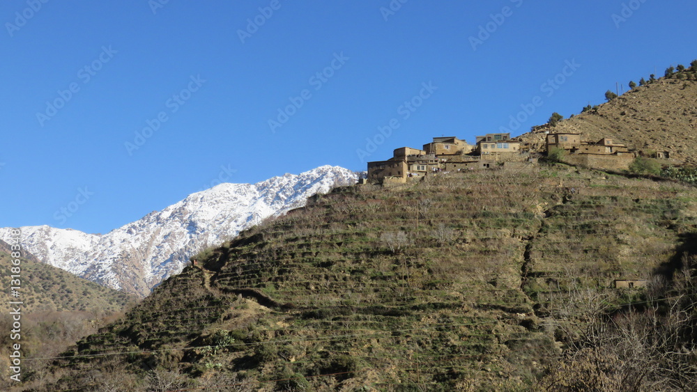 Berber village in the Ourika valley
