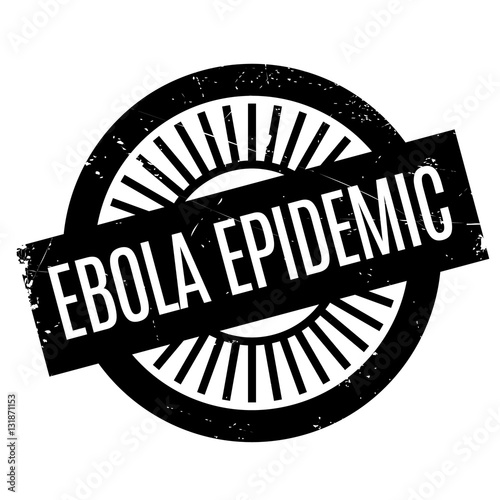 Ebola Epidemic stamp. Grunge design with dust scratches. Effects can be easily removed for a clean, crisp look. Color is easily changed.