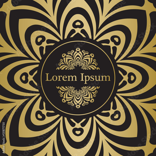 Background with mandala