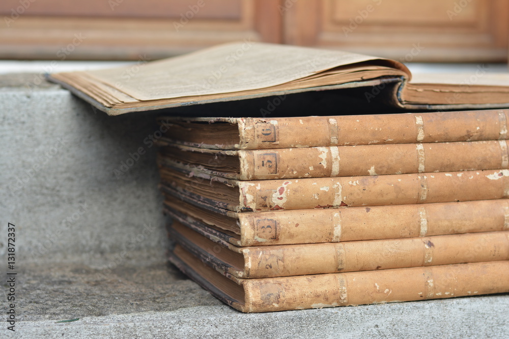 Fototapeta premium Vintage books
