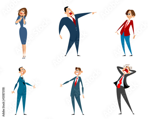 Six businessmen set